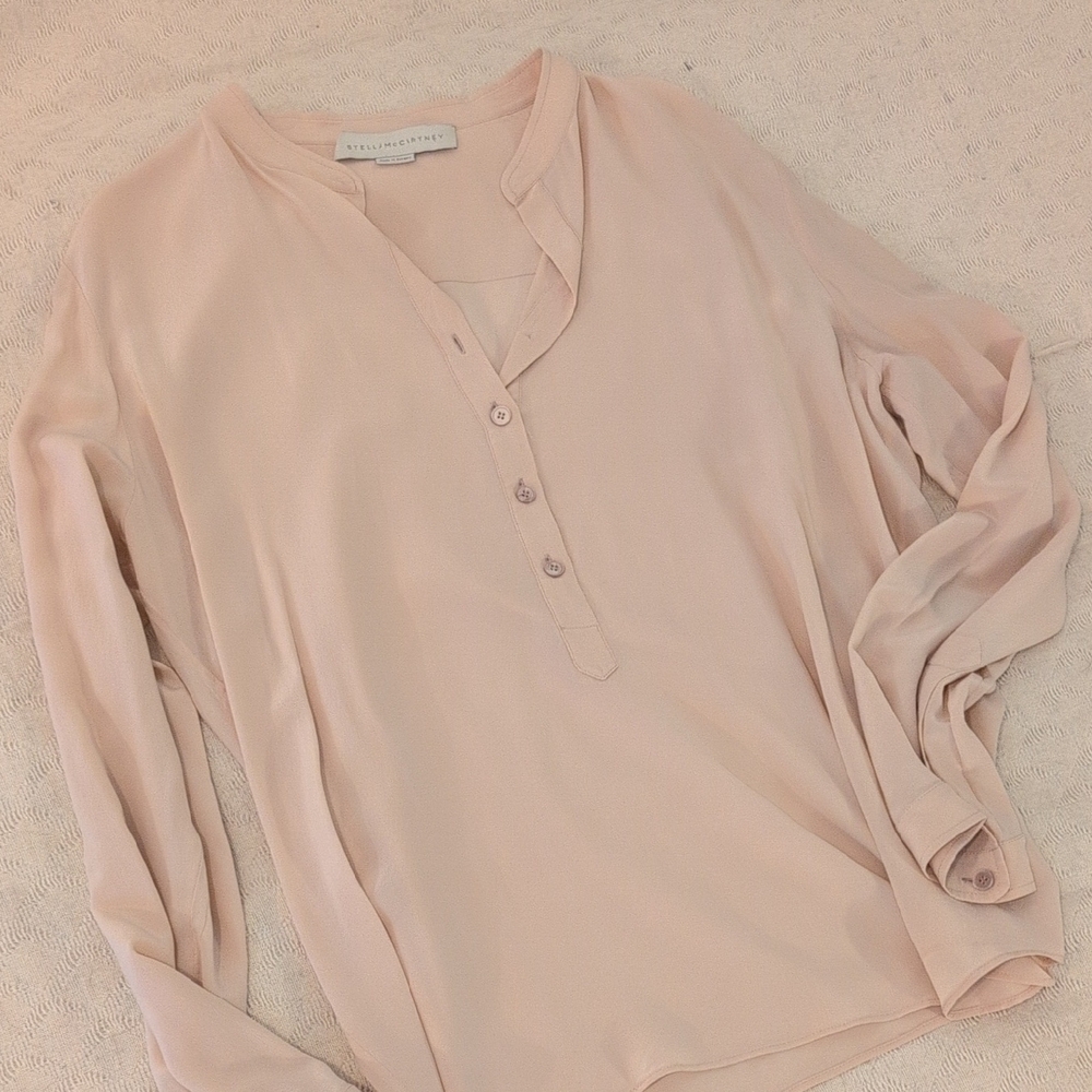 Stella McCartney Eva Mulberry Silk Blouse